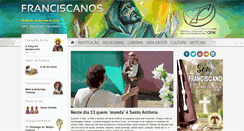Desktop Screenshot of franciscanos.org.br